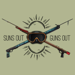 Suns Out Guns Out - Mens Staple T shirt Design