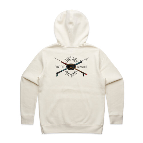 Suns Out Guns Out - Womens Stencil Hood Thumbnail